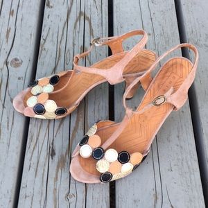 Sandal Chie Mihara Anthropologie suede strappy